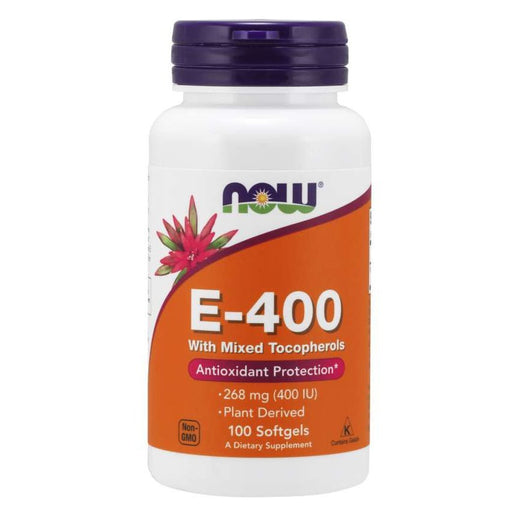 NOW Vitamin E-400 With Mixed Tocopherols Softgels 100S - Med7 Online