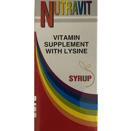 Nutravit Syrup 100 mL(Orange Flovour)