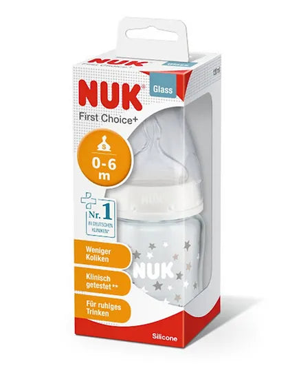NUK - First Choice Plus Glass Bottle -120ml