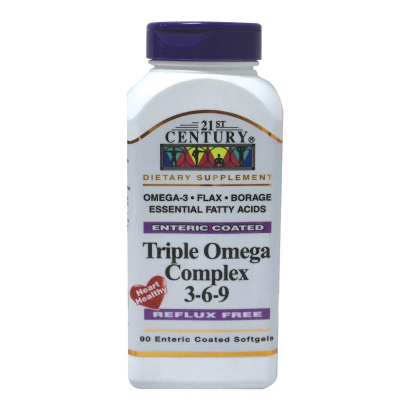 21st Century Triple Omega Complex 3-6-9 Enteric Coated Softgels 90's - Med7 Online