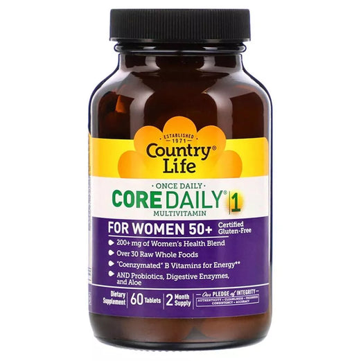 Country Life Core Daily-1 للنساء فوق سن 50 عامًا أقراص 60 قرصًا 