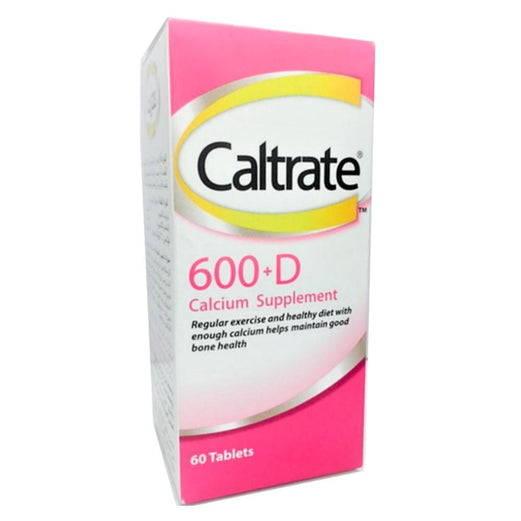 Caltrate + Vitamin D 600 mg Tablets 60's - Med7 Online