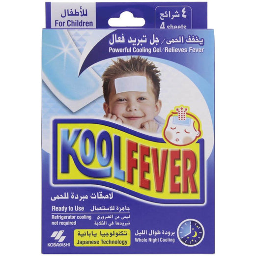Kool Fever Child Cooling Gel 4's - Med7 Online