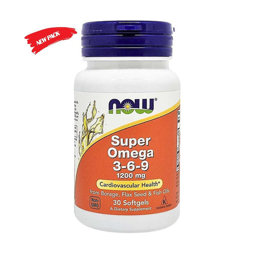 Now Super Omega 3-6-9 1200 mg Softgels 30s & 90s - Med7 Online