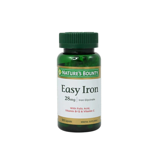 Nature's Bounty Easy Iron Mineral Supplement, 28mg, 90 Capsules - Med7 Online