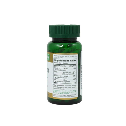 Nature's Bounty Easy Iron Mineral Supplement, 28mg, 90 Capsules - Med7 Online
