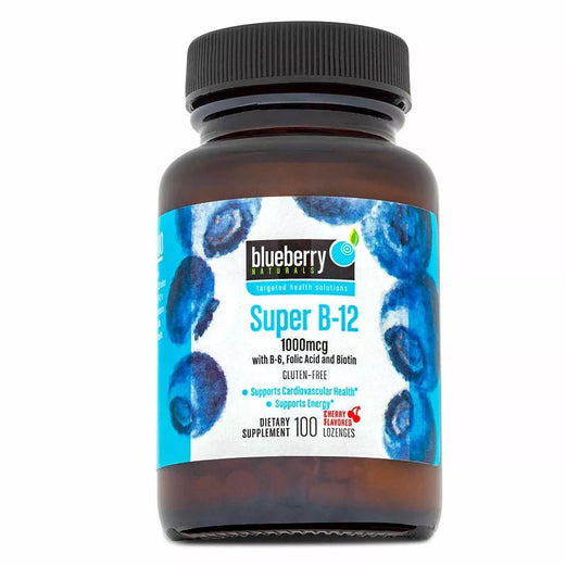 Blueberry Naturals Super B12 1000 mcg Lozenges 100'S