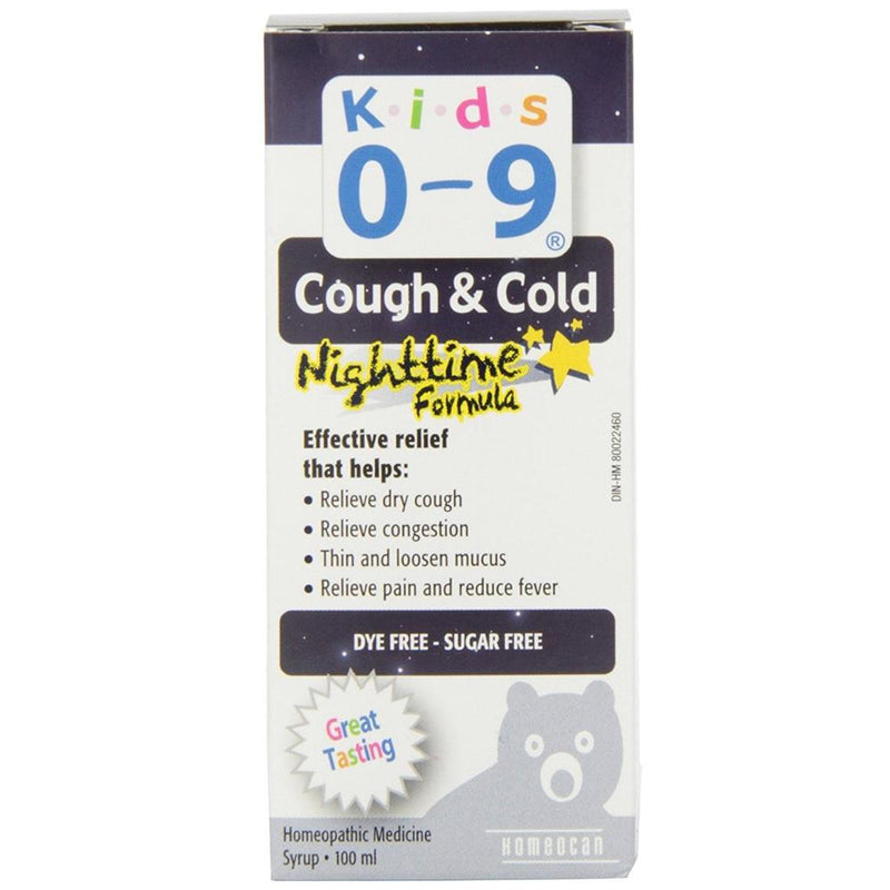 Kids 0-9 Cough & Cold Night Time Formula Syrup 100 mL - Med7 Online