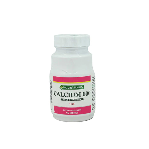 Natures Bounty Calcium 600 Plus Vitamin D 60 Per Pack - Med7 Online