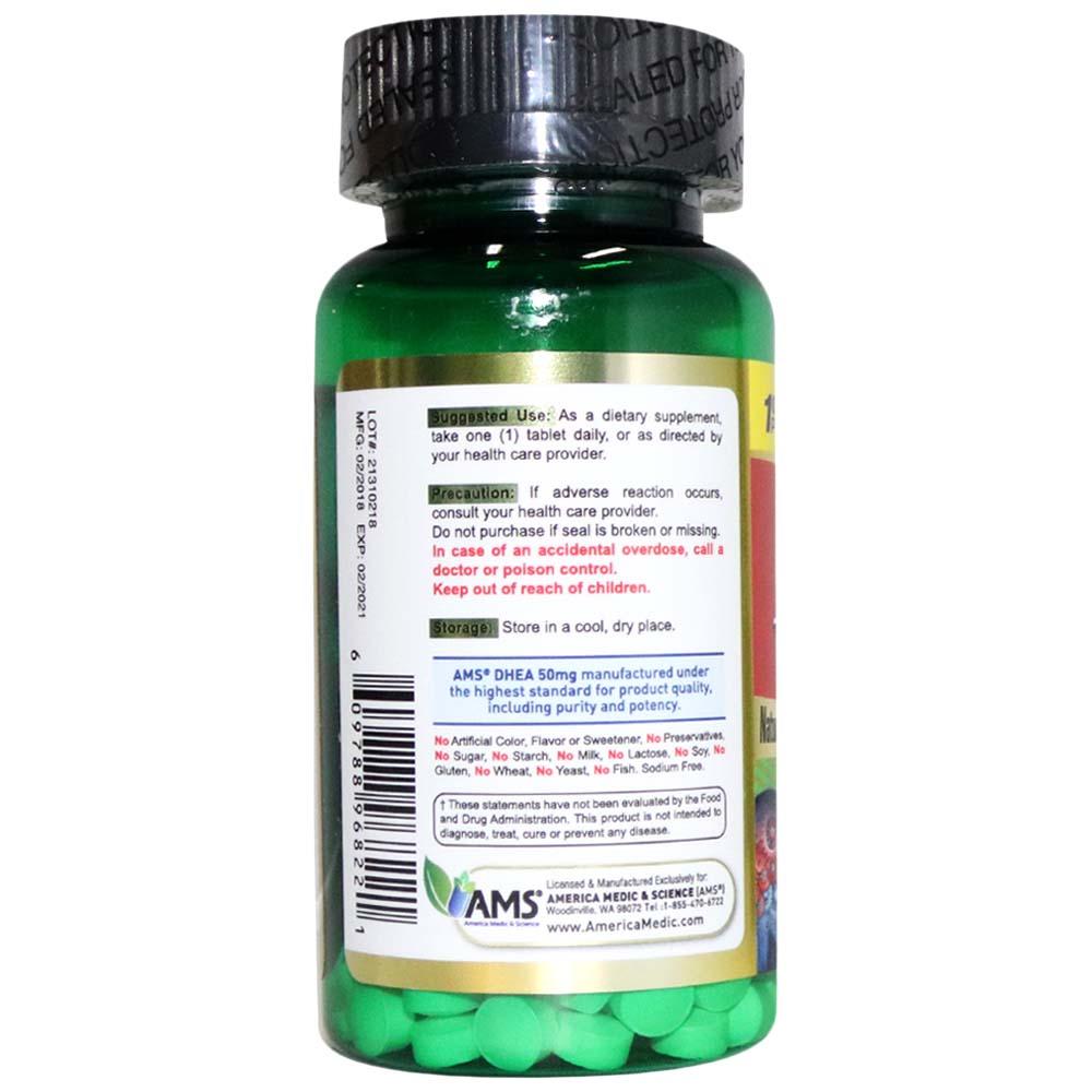 AMS DHEA 50 mg Tablets 60's - Med7 Online