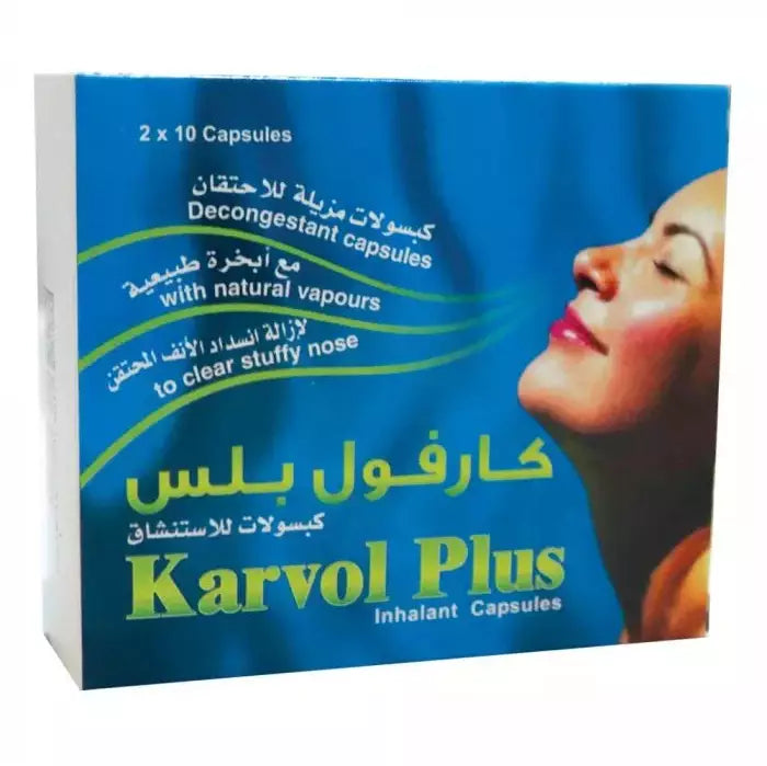 Karvol Plus Inhalant Capsules 20's