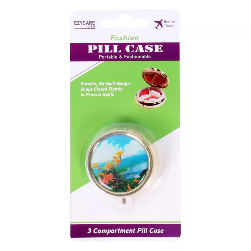 Ezycare 3 Compartment Fashion Pill Case 17409 - Med7 Online