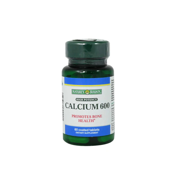 Natures Bounty Calcium 600 Tablets 60 Per Pack(PROMOTE BONE HEALTH) - Med7 Online