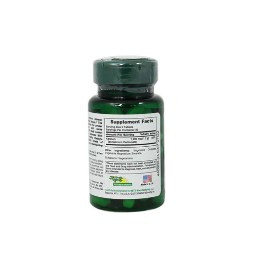 Natures Bounty Calcium 600 Tablets 60 Per Pack(PROMOTE BONE HEALTH) - Med7 Online