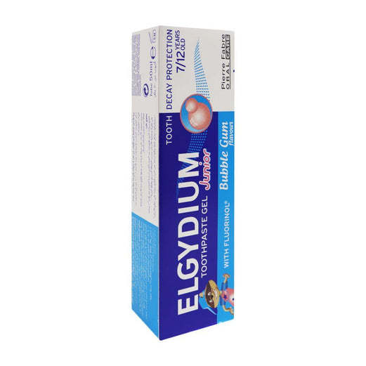 Elgydium Junior Tooth Decay Protect 7-12 Years Bubble Gum Toothpaste 50 ml - Med7 Online
