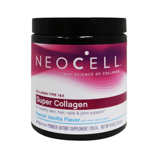 NeoCell Super Collagen French Vanilla Powder 6.4 oz 181.4 g - Med7 Online