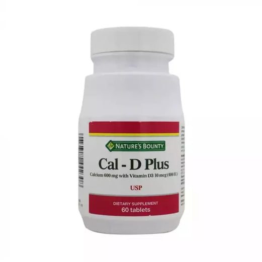 Nature's Bounty Cal-D Plus Tablets 60's - Med7 Online