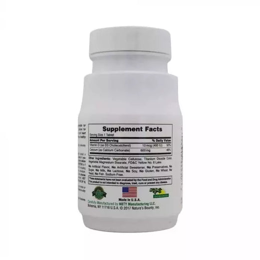 Nature's Bounty Cal-D Plus Tablets 60's - Med7 Online