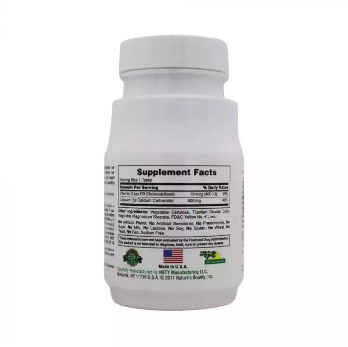 Nature's Bounty Cal-D Plus Tablets 60's - Med7 Online