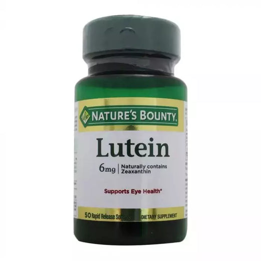 Nature's Bounty Lutein 6 mg Softgels 50's - Med7 Online