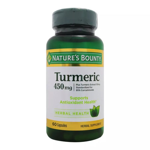 Nature's Bounty Turmeric 450 mg Capsules 60's - Med7 Online