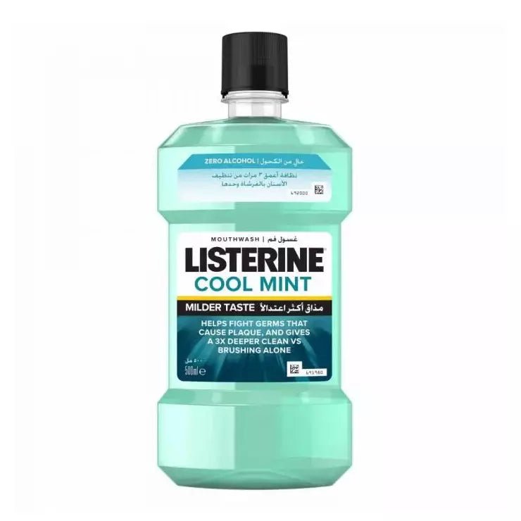 LISTERINE COOL MINT MILDER TASTE MOUTHWASH 500ML