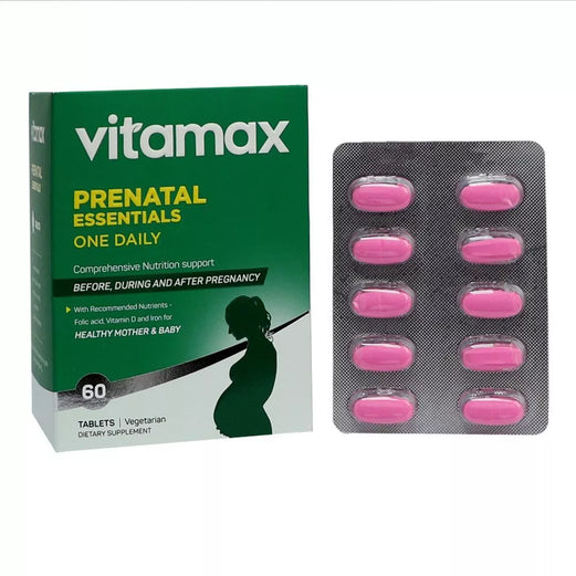 فيتاماكس أساسيات ما قبل الولادة، أقراص يومية واحدة، 60 قرصًا