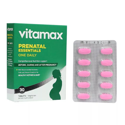 فيتاماكس أساسيات ما قبل الولادة، أقراص يومية واحدة، 30 قرصًا