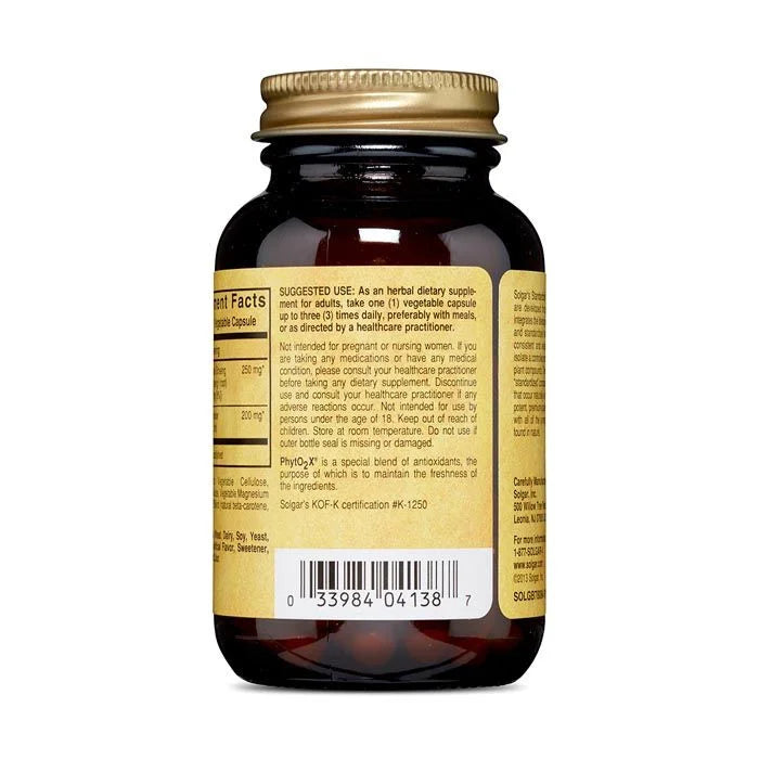 SOLGAR SFP KOREAN GINSENG ROOT EXTRACT VEGETABLE CAPSULES 60S - Med7 Online