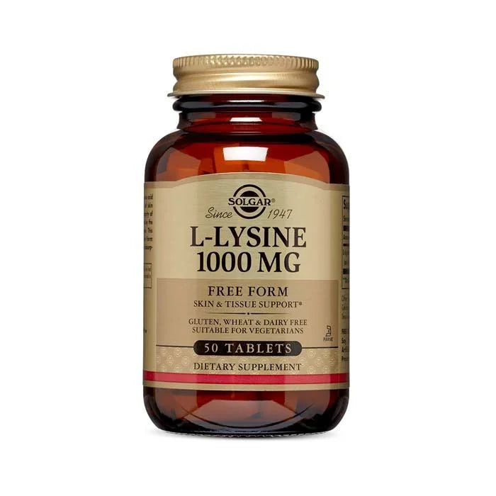 SOLGAR  L Lysine Tablets 50's - Med7 Online