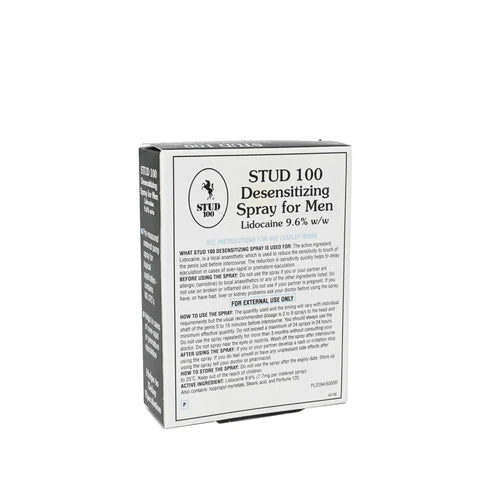 Stud 100 Desensitizing Spray For Men 12g - Med7 Online