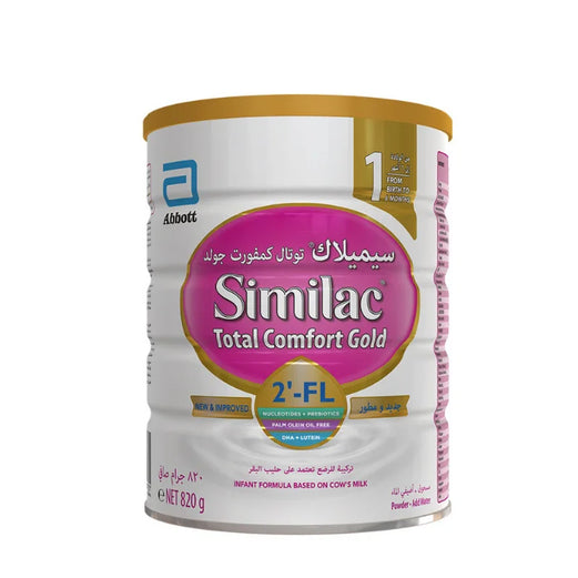 Similac Total Comfort Gold Stage 1, 0-6 months, 820g, with Nucleotides & Prebiotics