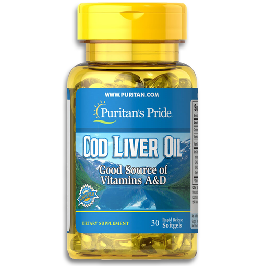 PURITANS PRIDE COD LIVER OIL SOFTGEL 30s