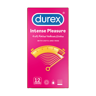 Durex Intense Pleasure Condoms 12pcs - Med7 Online
