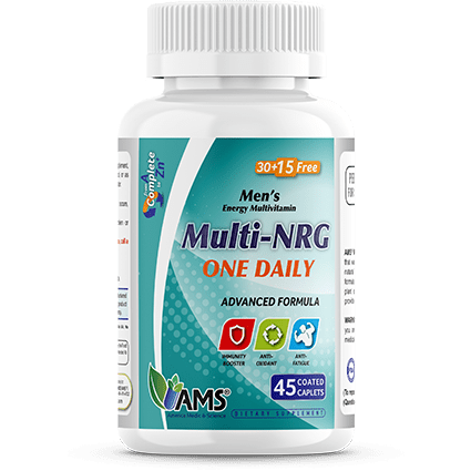 AMS Men's Multi-NRG ONE-A-DAY Multi Vitamin - 45 Tablets