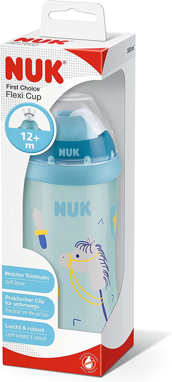 NUK FIRST CHOICE  Flexi Sippy Cup, 300Ml, 12M+