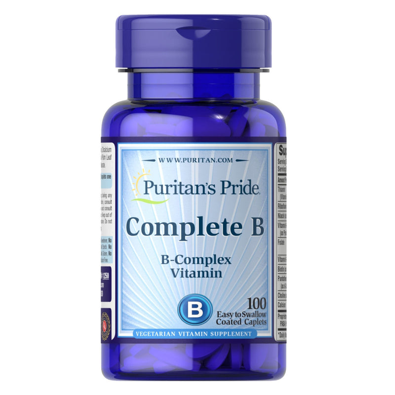 Puritan's Pride Complete B Complex  100 Tablets - Med7 Online