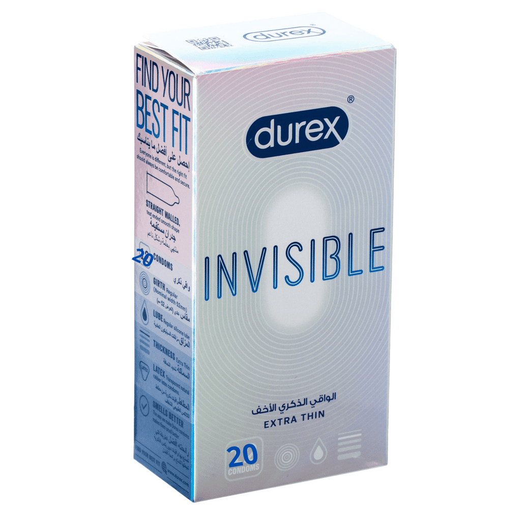 Durex Invisible Extra Thin Condom - - Med7 Online