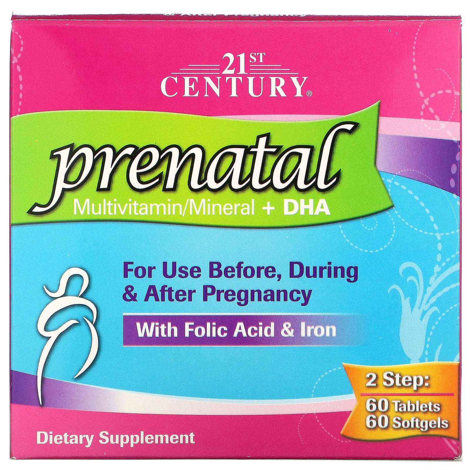 21st Century Prenatal Multi Vitamins + Dha 60’S - Med7 Online
