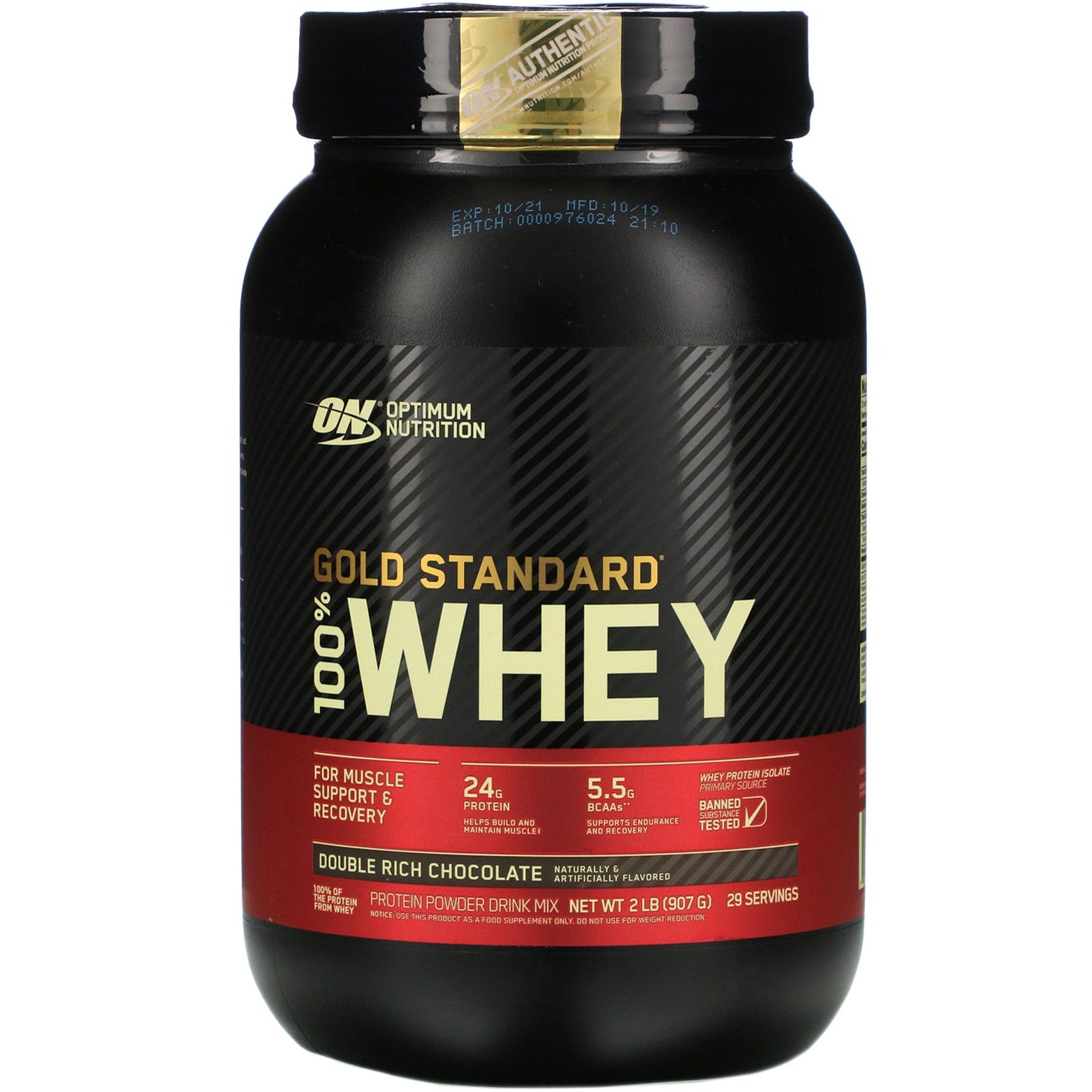 Optimum Nutrition Gold Standard 100% Whey Protein, 2 Lbs - Med7 Online