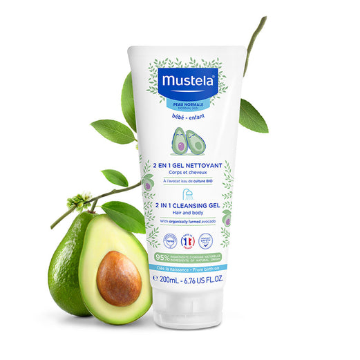 MUSTELA 2 IN 1 CLEANSING GEL 200 ML