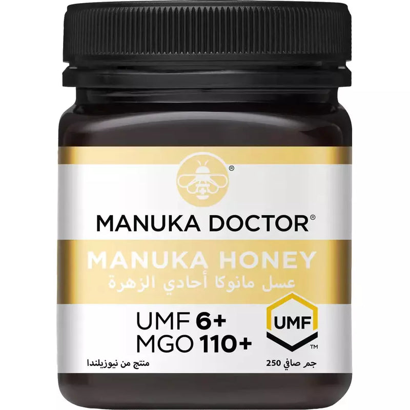 Manuka Doctor UMF 6+ MGO 110+ Manuka Honey, 250g - Med7 Online
