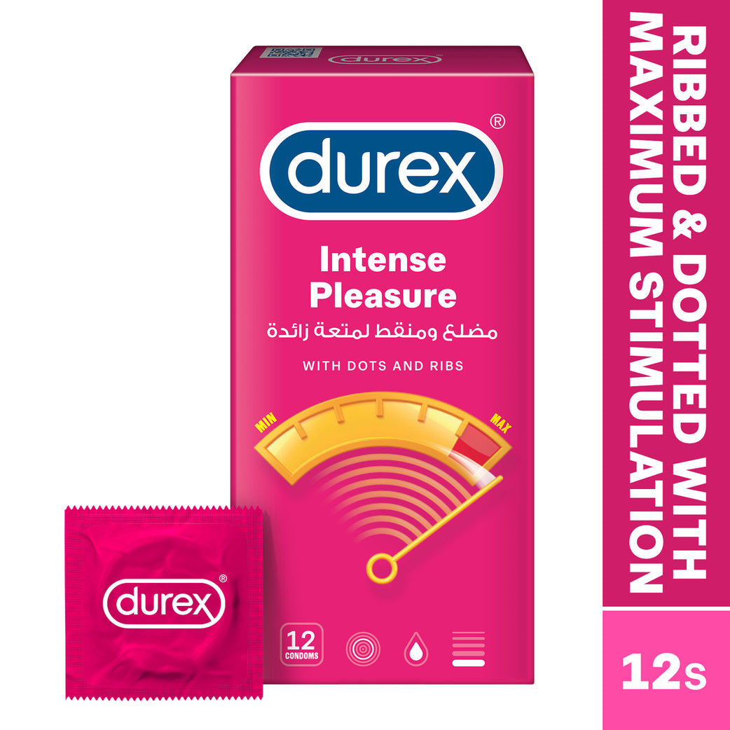 Durex Intense Pleasure Condoms 12pcs - Med7 Online