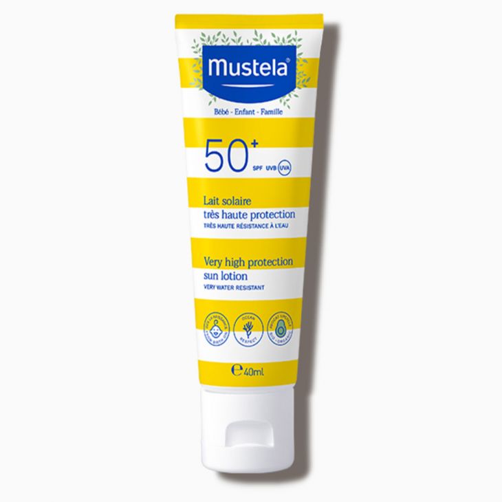MUSTELA  VERY HIGH PROTECTION SUN LOTION  40 ML