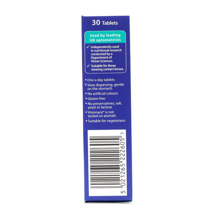 VITABIOTICS Visionace healthy eyes & good vision tablets 30's - Med7 Online