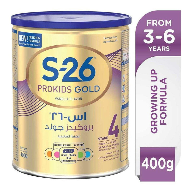 Wyeth S-26 Prokids Gold Stage 4 Baby Formula - Multiple Size ( 400g / 900g ) - Med7 Online