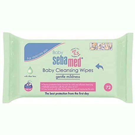 Sebamed Baby Wet Wipes, 72 Pieces - Multiple Types - Med7 Online