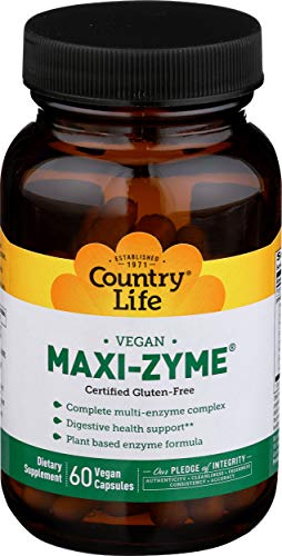 Country Life Maxi-Zyme  Capsules 60's