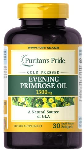 PURITANS PRIDE EVENING PRIMROSE OIL 1300MG SOFTGEL 30s