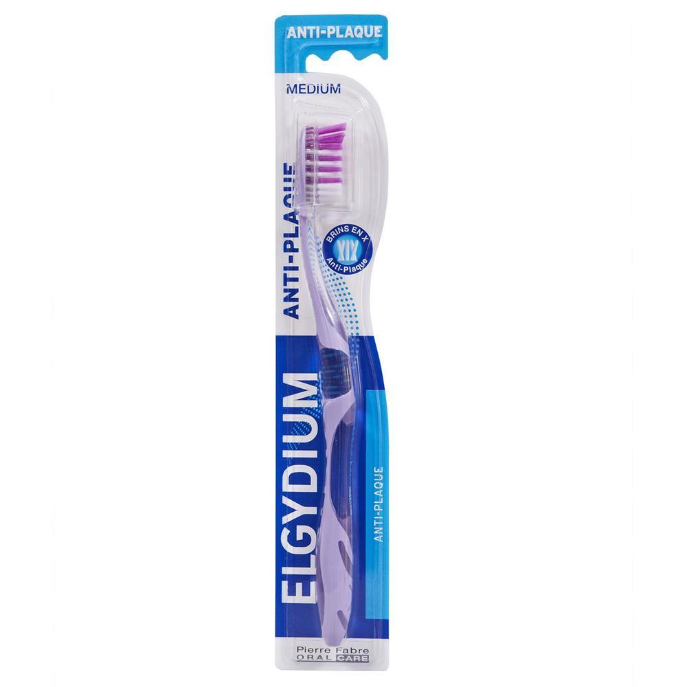 Elgydium Anti Plaque Medium Tooth Brush - Med7 Online
